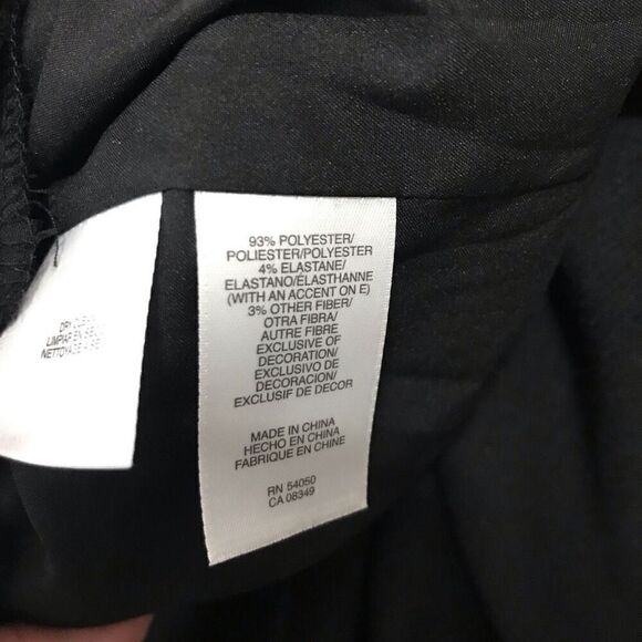 Anne Klein Black Sleeveless Dress size 10 fit and flare - Picture 2 of 11